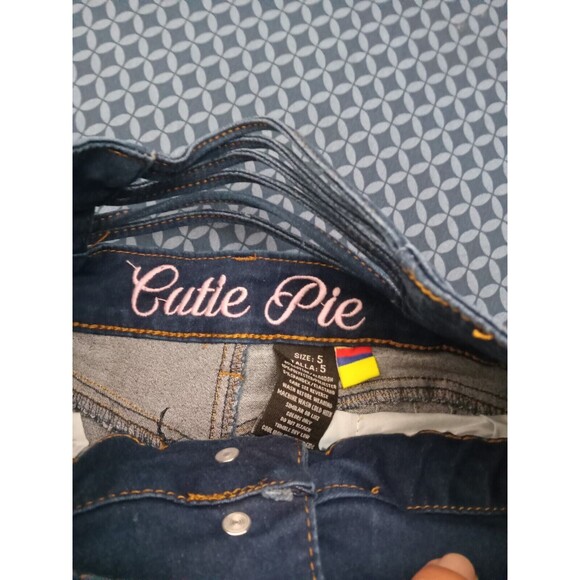 WAIST 25 INCHES SIZE 5 FLARE JEANS STRETCH PUSH UP DENIM BLUE  5-3 CTP1205  SZ5 - Picture 9 of 11